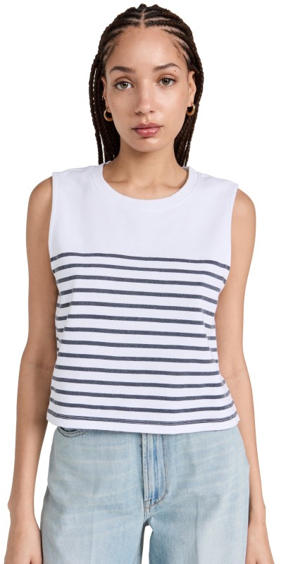 Z Supply Sloane Stripe Tank Indigo Dream