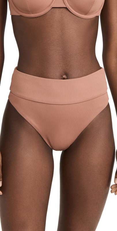 Onia Stacey Bikini Bottoms Mocha