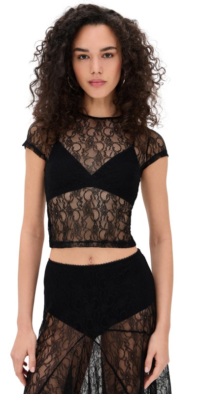 Miaou Mini Tee Black