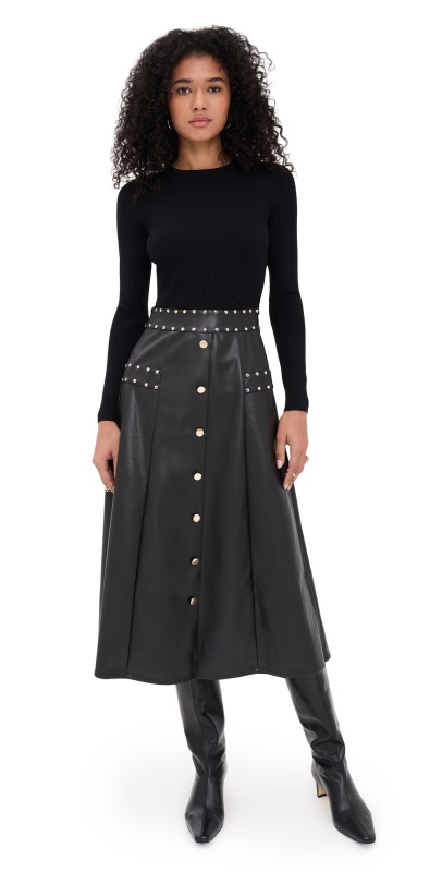 Shoshanna Cleo Dress Jet