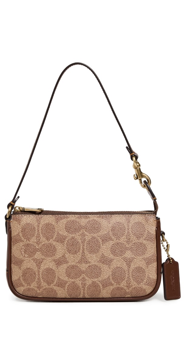 Coach Coated Canvas Signature Plaza Bag 18 B4/Tan Brow