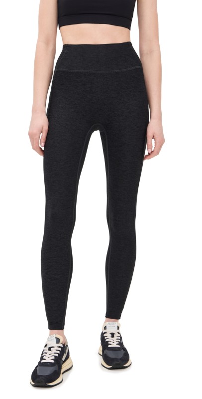 Year of Ours Stretch Play Leggings Heather Black