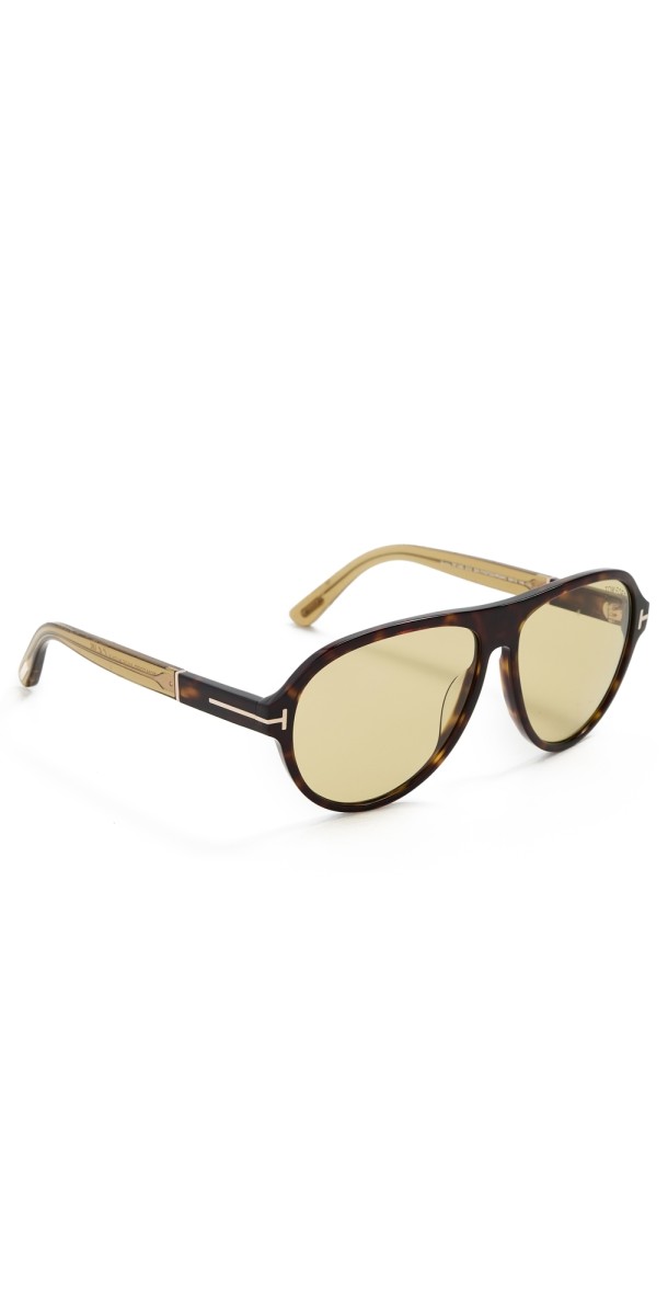 Tom Ford Quincy Sunglasses Dark Havana