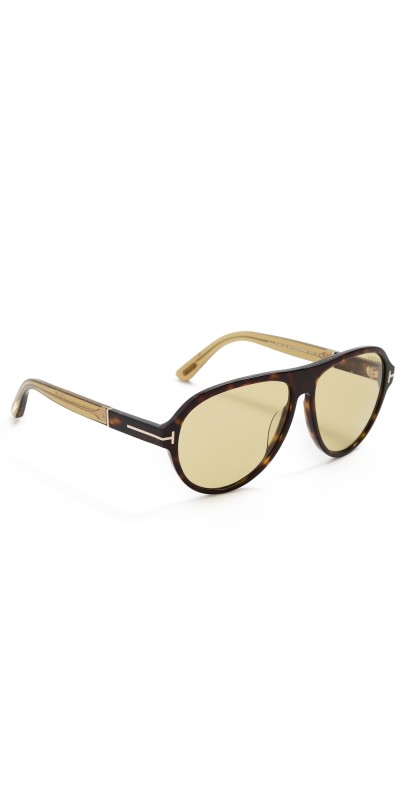 Tom Ford Quincy Sunglasses Dark Havana