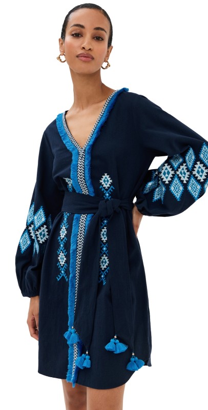 Figue Judith Dress True Navy