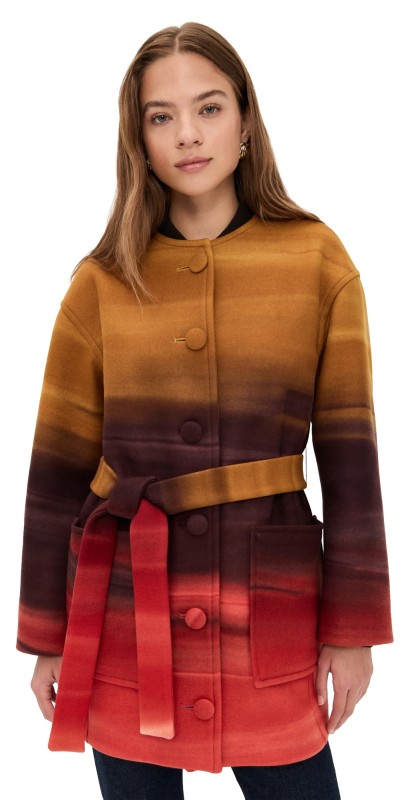 Ulla Johnson Ambrose Wool Meton Coat Agate