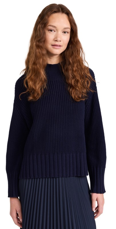 Kerri Rosenthal Marlowe Zero Waste Sweater Indigo