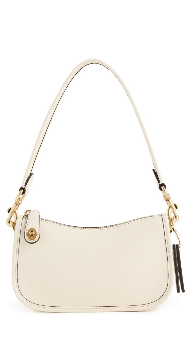 Coach The Coach Originals Glovetanned Leather Shoulder Bag Chalk