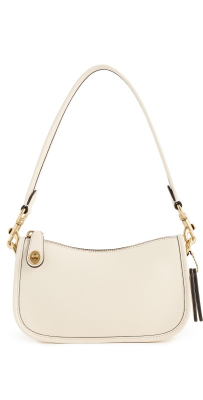 Coach The Coach Originals Glovetanned Leather Shoulder Bag Chalk