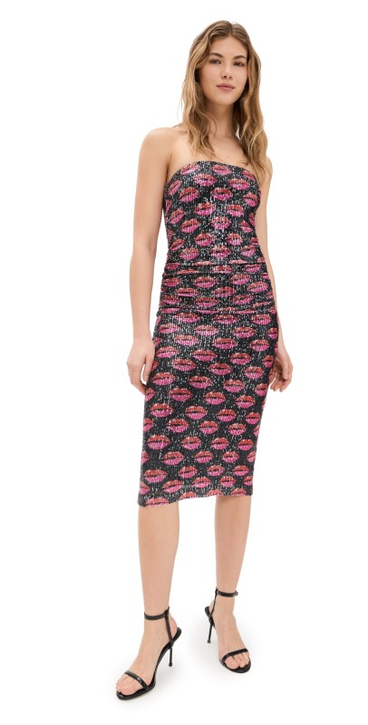 Le Superbe Sequin Lip Dress Hot Lips
