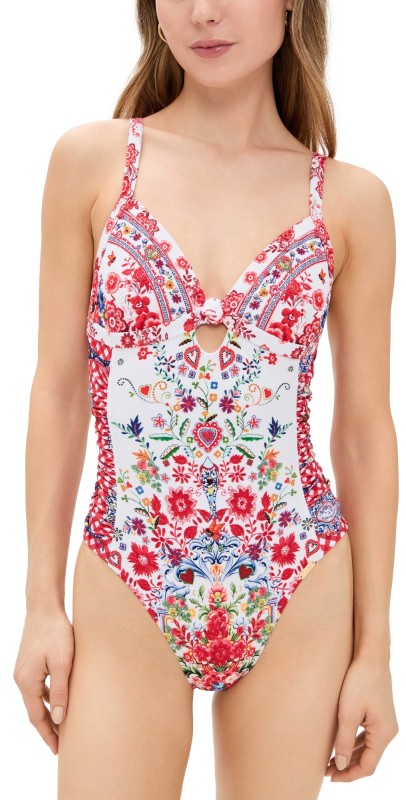 Camilla Knot Front Panelled One Piece Faith, Luck & Justice