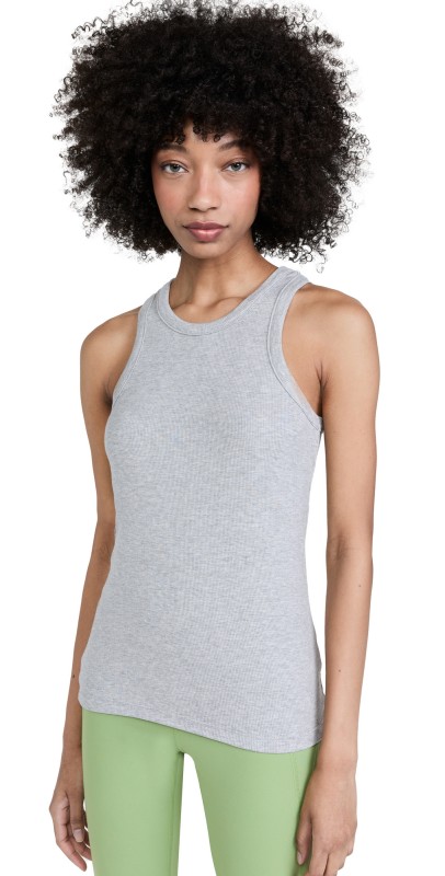 Splits59 Kiki Rib Tank Heather Grey