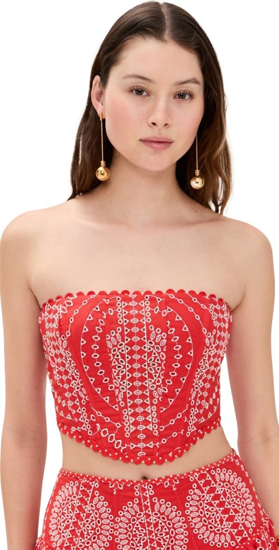Charo Ruiz Rory Bustier Red Nelüm