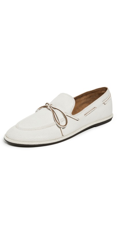 Tory Burch Boat Shoes Bright White
