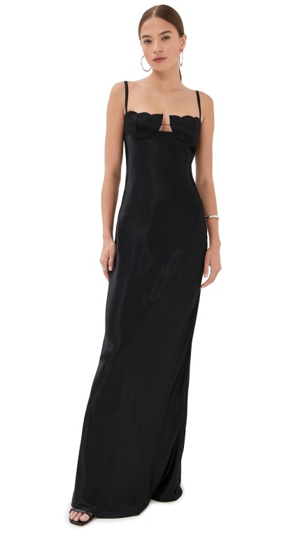 Anna October Tulip Dress Black