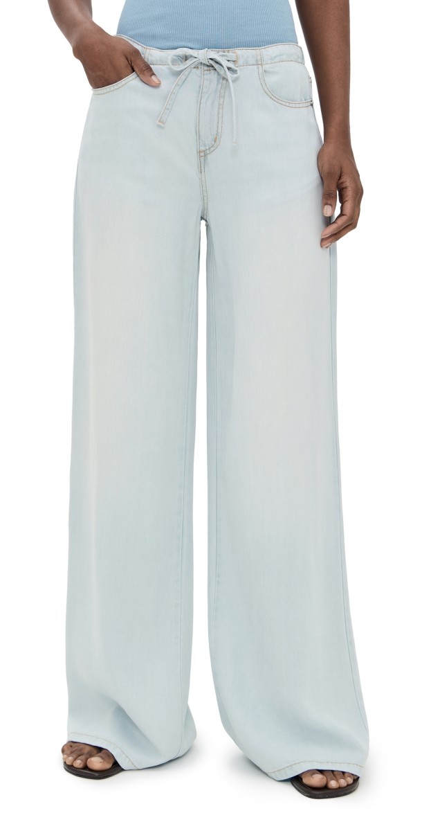Splendid Lounge Denim Pants Bleached Indigo