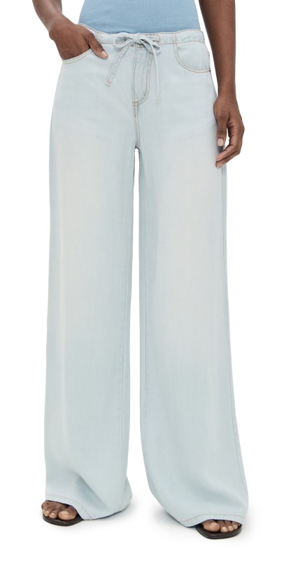 Splendid Lounge Denim Pants Bleached Indigo
