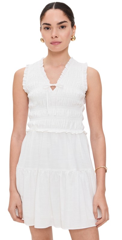 PAIGE Fraise Dress White
