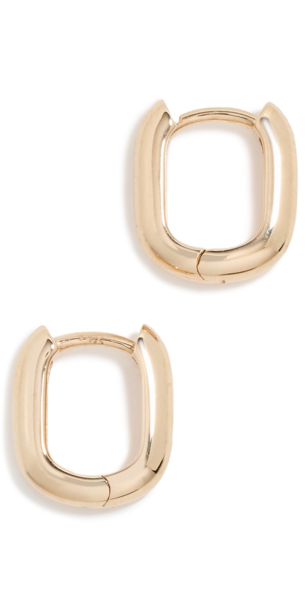 Zoe Chicco 14k Simple Gold Hinged Huggies Yellow Gold