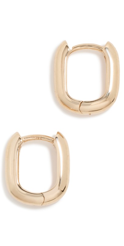 Zoe Chicco 14k Simple Gold Hinged Huggies Yellow Gold