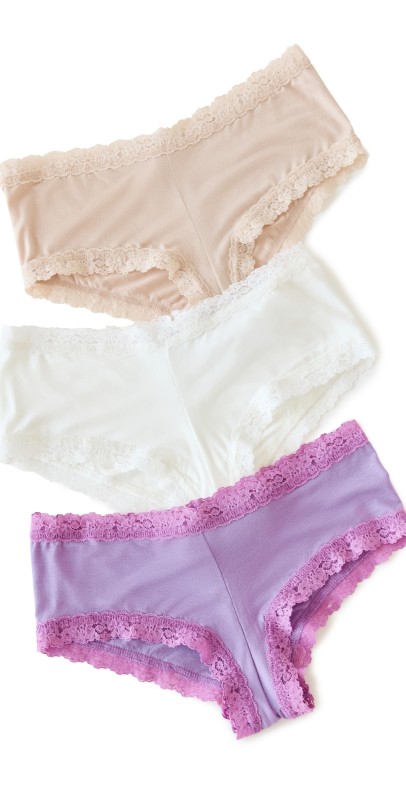 Hanky Panky 3 Pack Boyshorts Lcbp