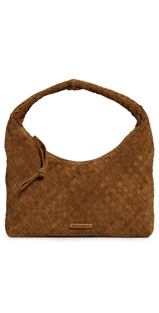 Loeffler Randall Willow Woven Hobo Bag Cacao