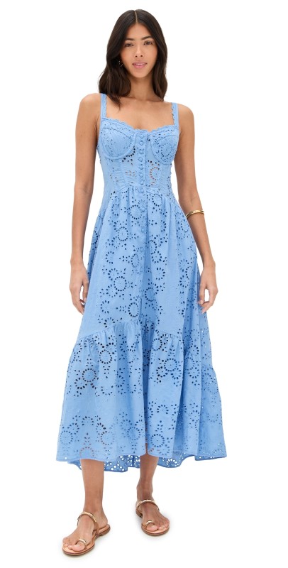 ASTR the Label Yamila Dress Blue