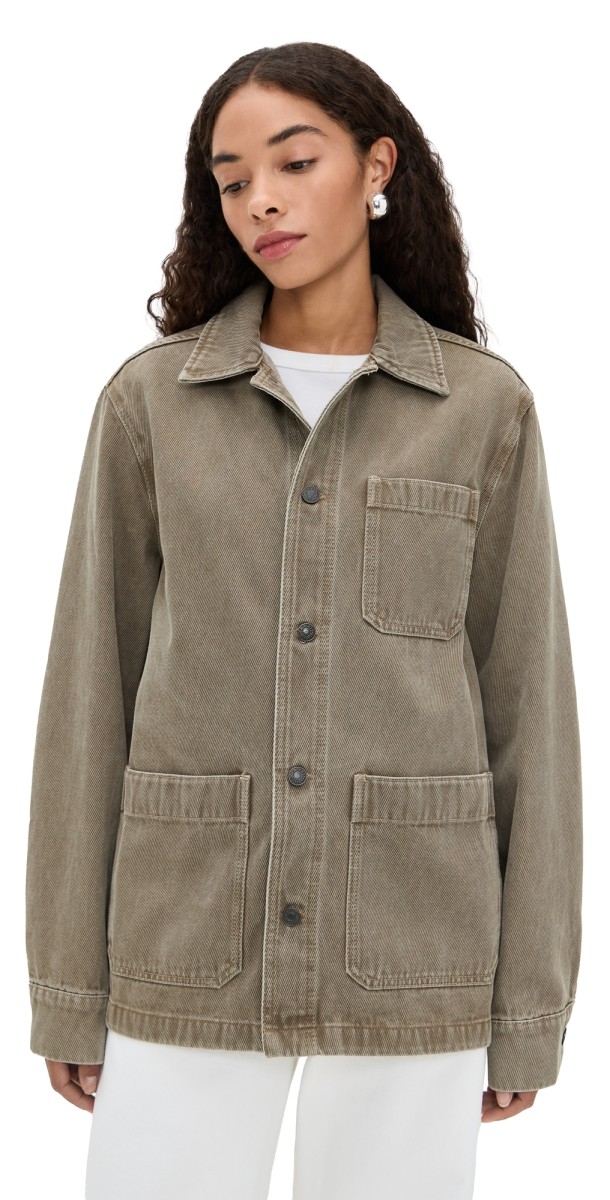 Faherty High Ridge Twill Studio Jacket Almond Hill Wash