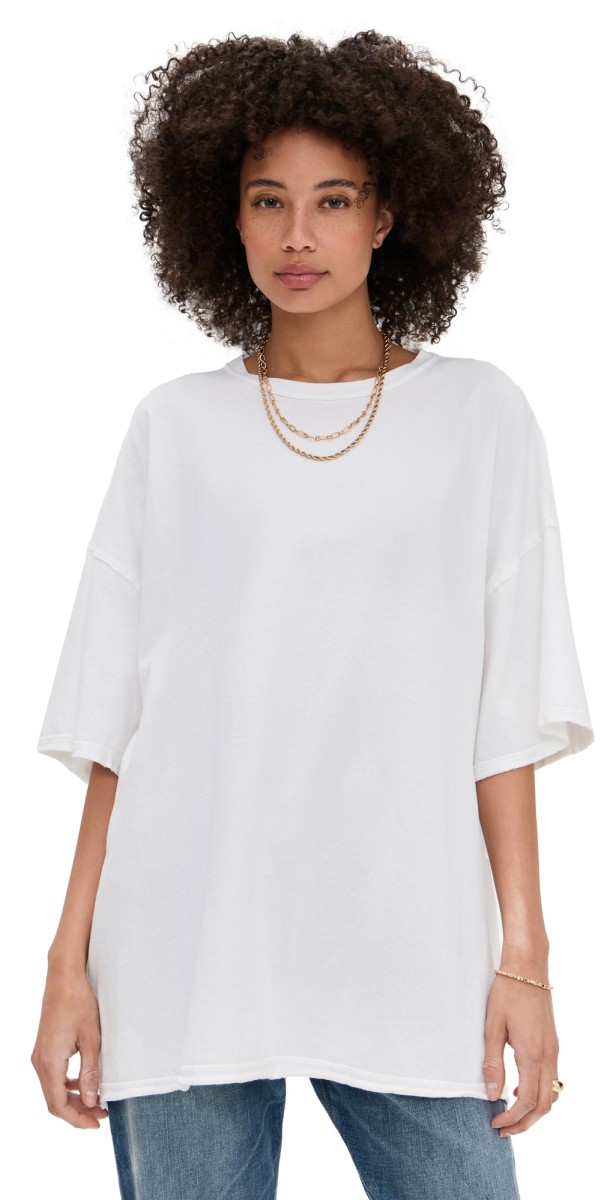 Free People Devon Tee Ivory
