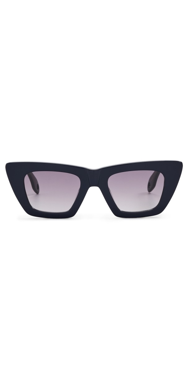 Elisa Johnson Lori Sunglasses Gloss Navy