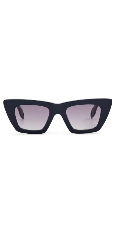 Elisa Johnson Lori Sunglasses Gloss Navy