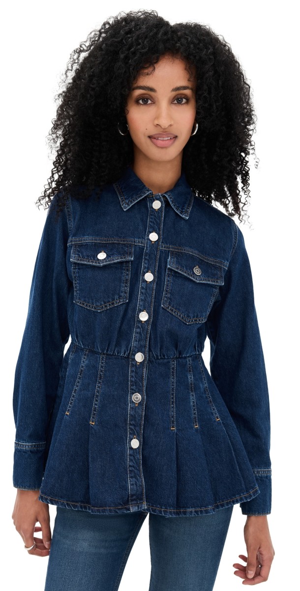 ALIGNE Hana Denim Shirt Mid Blue