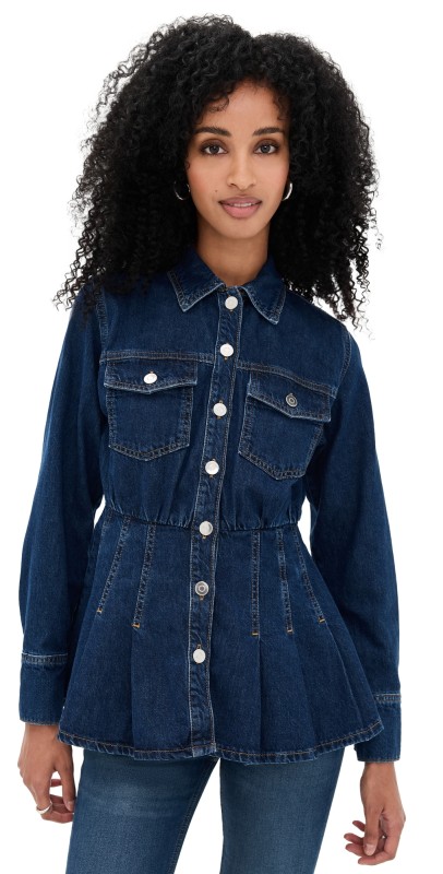 ALIGNE Hana Denim Shirt Mid Blue