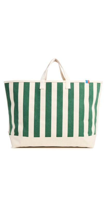 KULE The All Over Striped Tote Canvas/Gr