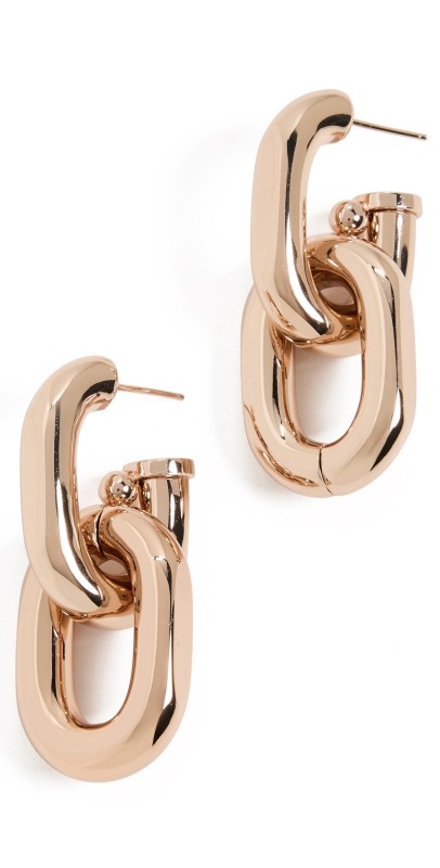 rabanne Boucle D'Oreill Earrings Pink Gold