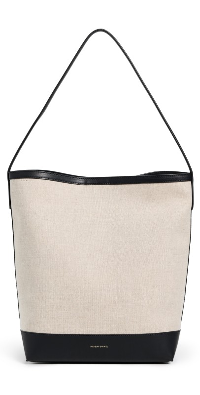 Mansur Gavriel Everyday Cabas Bag Natural / Black