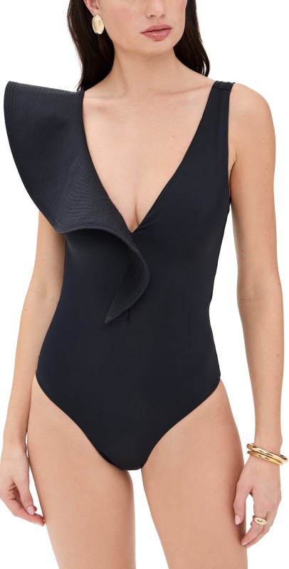 Johanna Ortiz Boleros Y Veleros One Piece Black