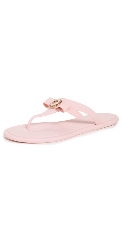 Versace Rubber Slides 1PT2V-Dusty Rose/Oro Versace