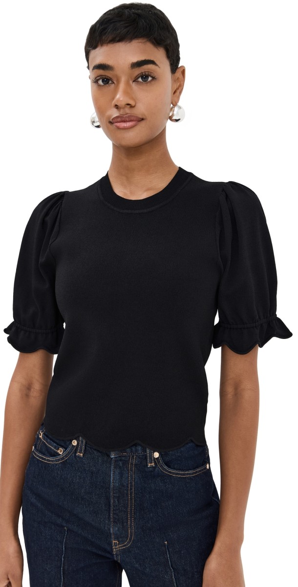 Ulla Johnson Noemi Top Noir