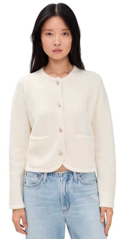 Splendid x Cella Jane Button Up Cardigan Snow