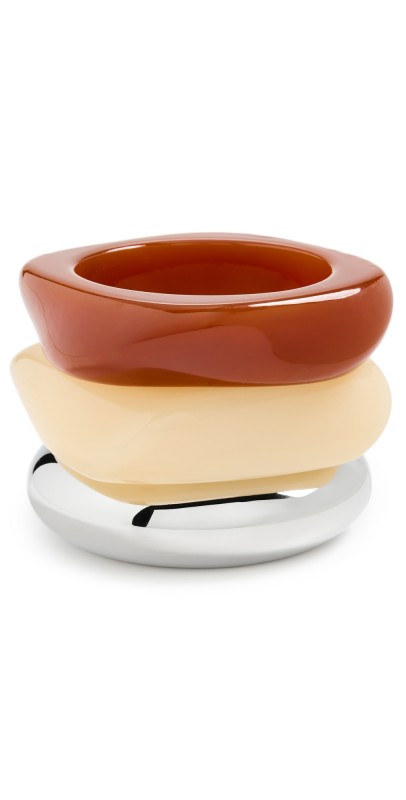 SHASHI Grotte Bangle Bracelet Set Mult