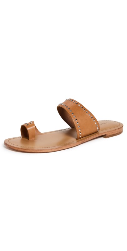 Free People Amelie Studded Sandals Cognac