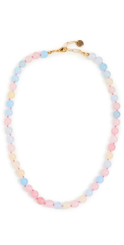Maison Irem Calcedony Pink Mixed Necklace Diverse Pink