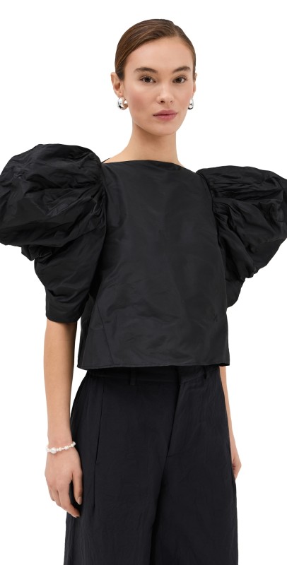 Nackiye Lolita Silk Top Noir