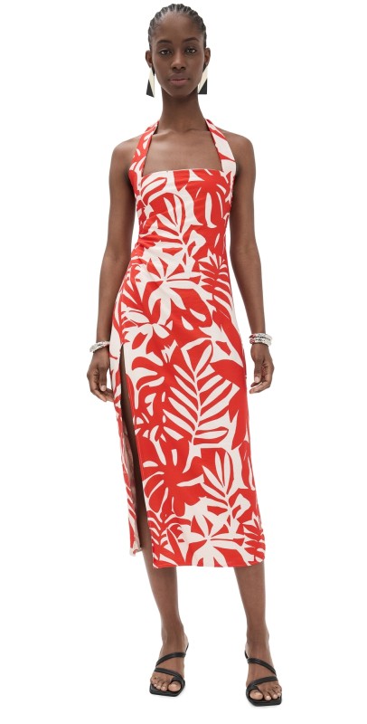 Seven Wonders Alana Midi Dress Matelo Red