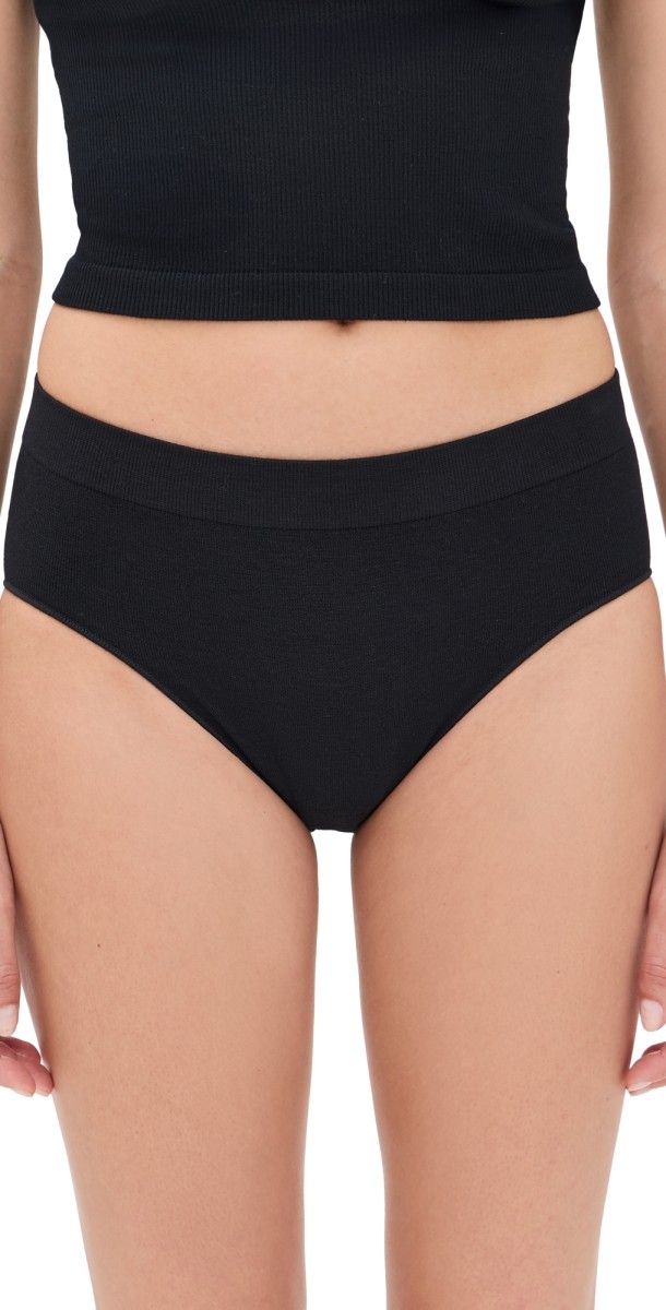 Lunya Seamless Modal Hipster Briefs Immersed Black