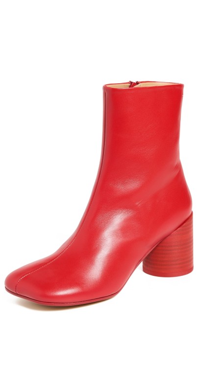 MM6 Maison Margiela Ankle Boots Red