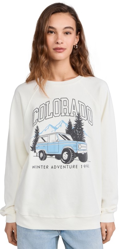 Original Retro Brand Colorado Sweatshirt Antique White