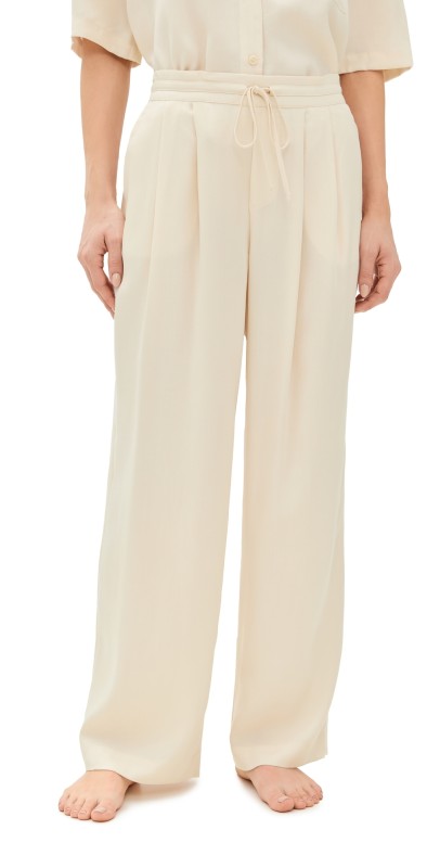 Eberjey Tencel Woven Relaxed Pants Whitecap Grey