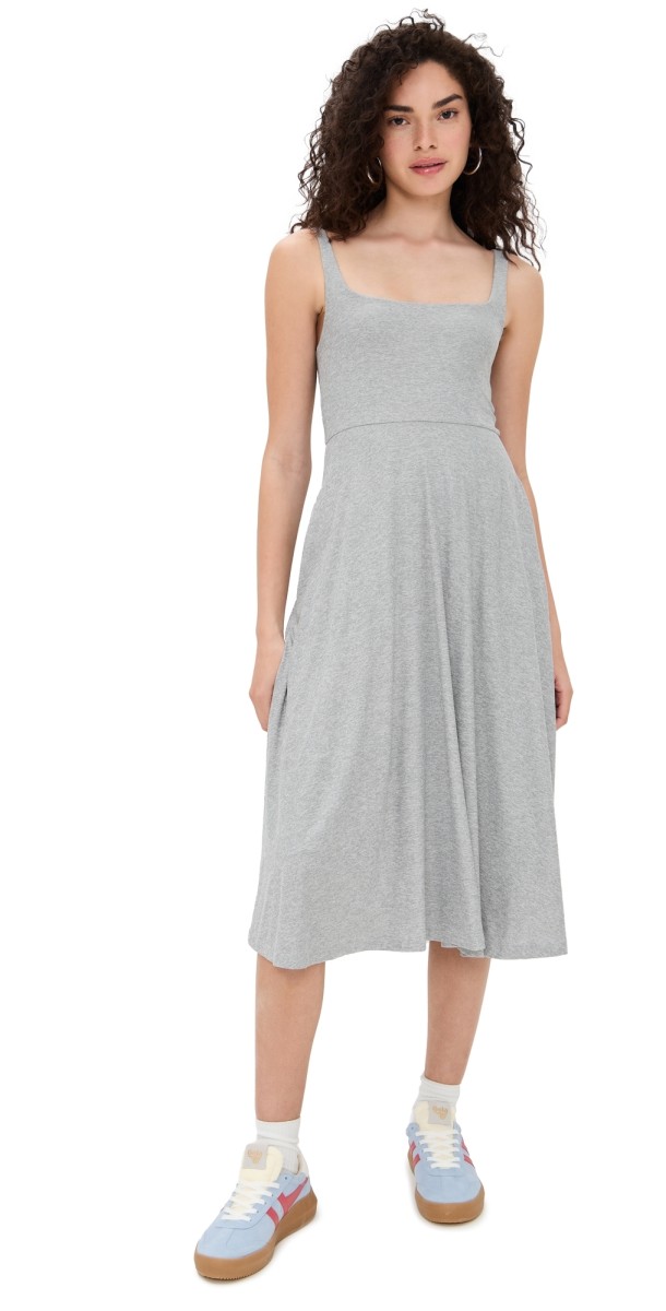Beyond Yoga Featherweight At The Ready Dress Silver Mist